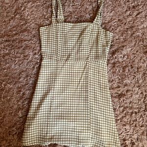 Altard state light brown plaid dress